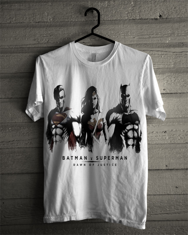 T-shirt Homme Batman VS Superman Dawn Of Justice DC Comics – Taille 2XL, Noir Coton – Occasion En Parfait état