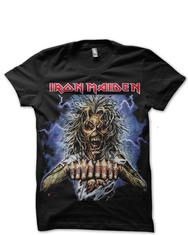 instruktør Brawl talentfulde Iron Maiden Black T-Shirt - Swag Shirts