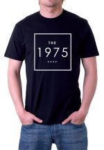 Black T-Shirt The 1975 'She's American' NEW & OFFICIAL!