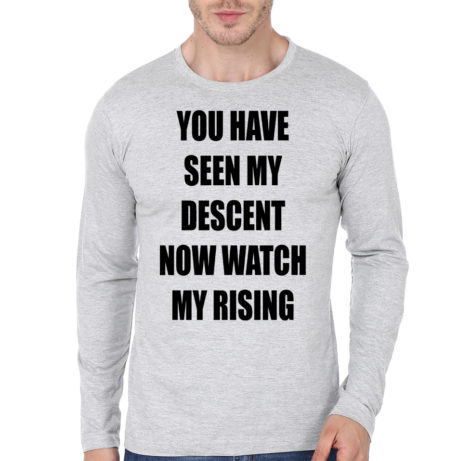 You Grey Full Sleeve Tee