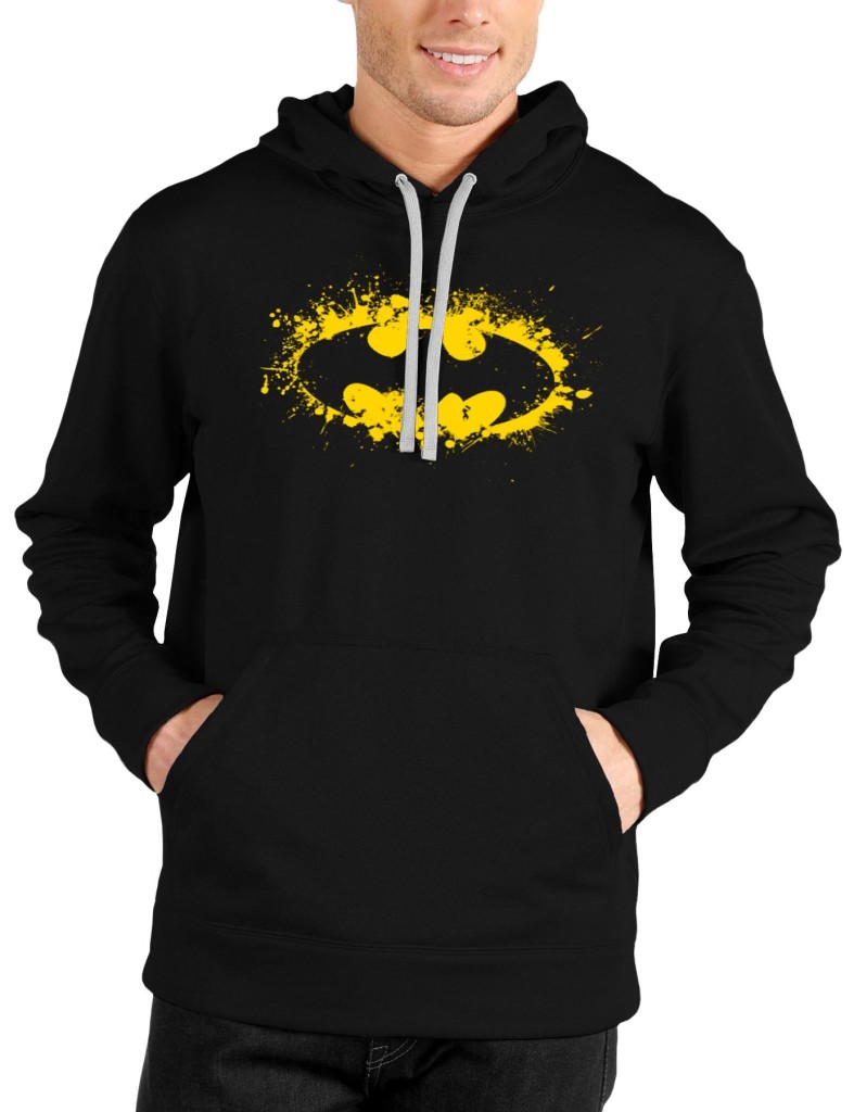 new batman black hoodie