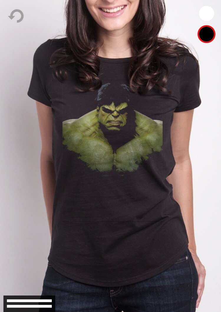 Hulk Black Girls Top