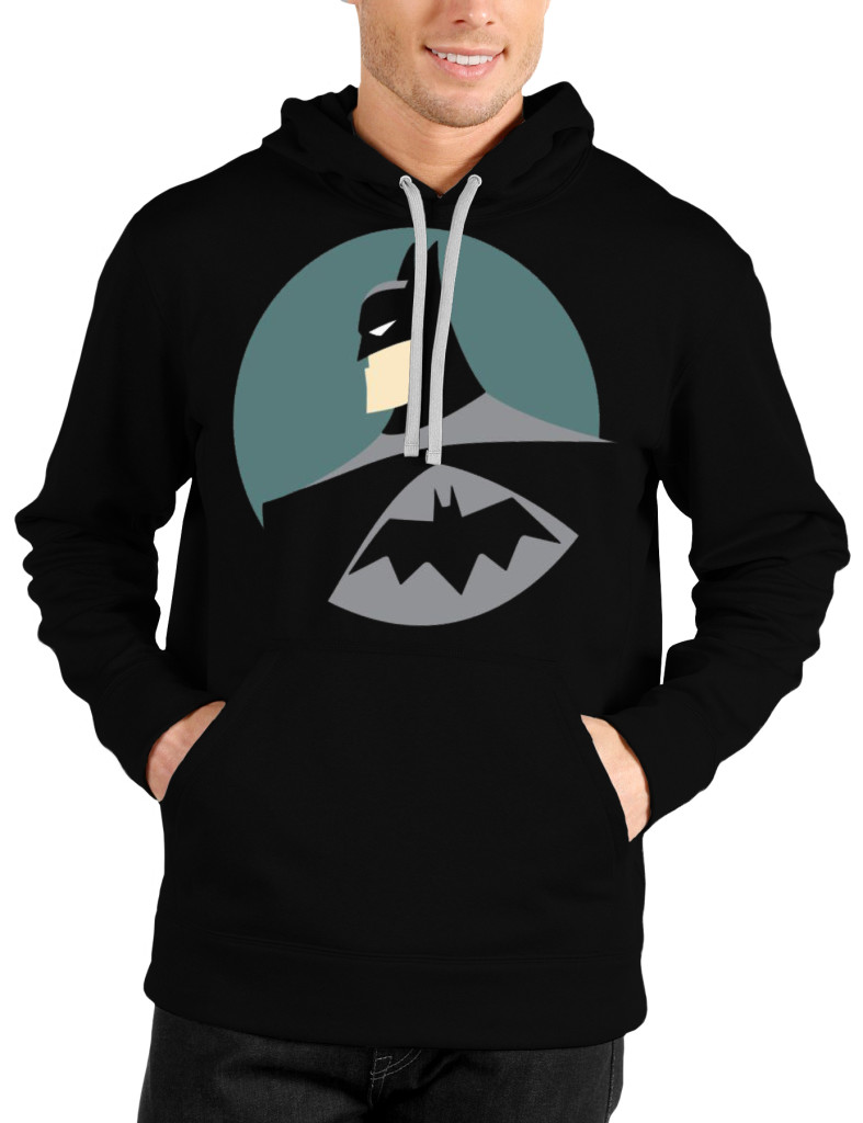 batman black hoodie