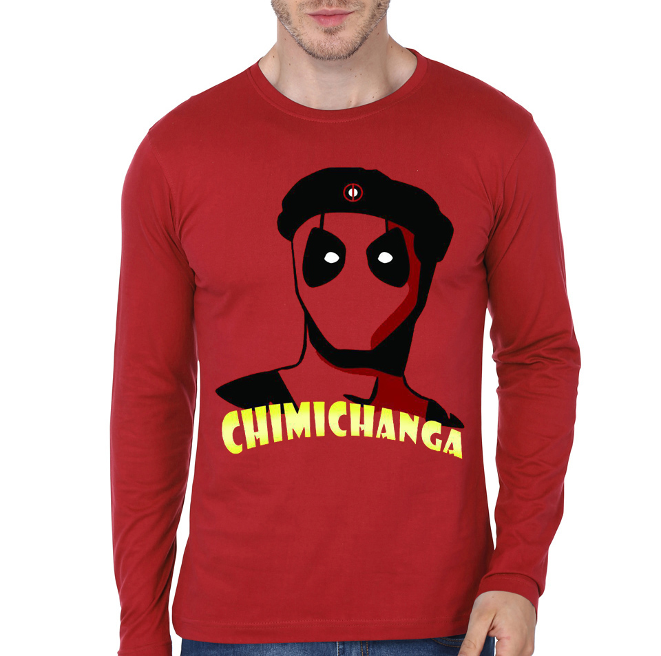 Chimichanga Red Full Sleeve Tee