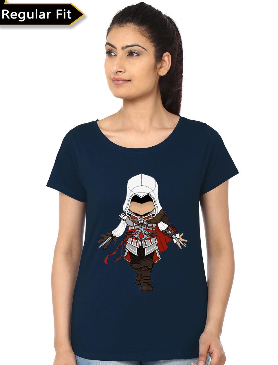 Assasian Creed Navy Blue Top