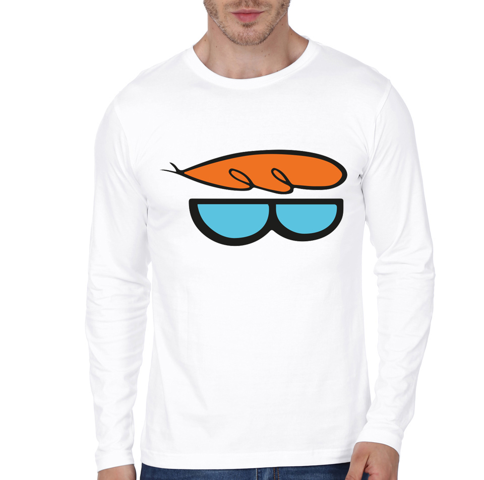 Dexter White Full Sleeve Tee