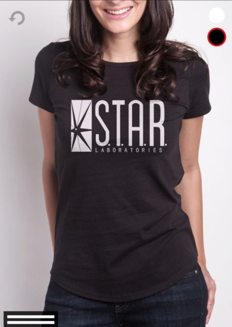Star Labs Girls Black T-Shirt