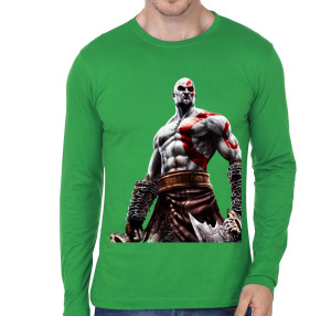 Kratos Green Full Sleeve Tee