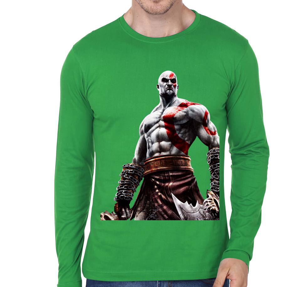 Kratos Green Full Sleeve Tee