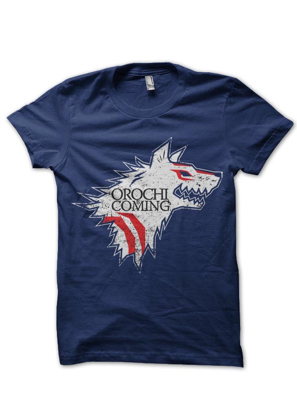 Orchi Is Coming Navy Blue Tee