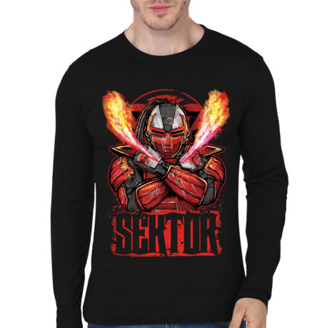 Sektor Black Full Sleeve Tee