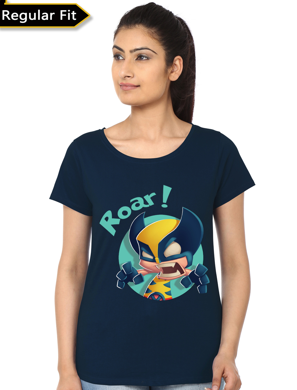 Wolverine Roar Navy Blue Top
