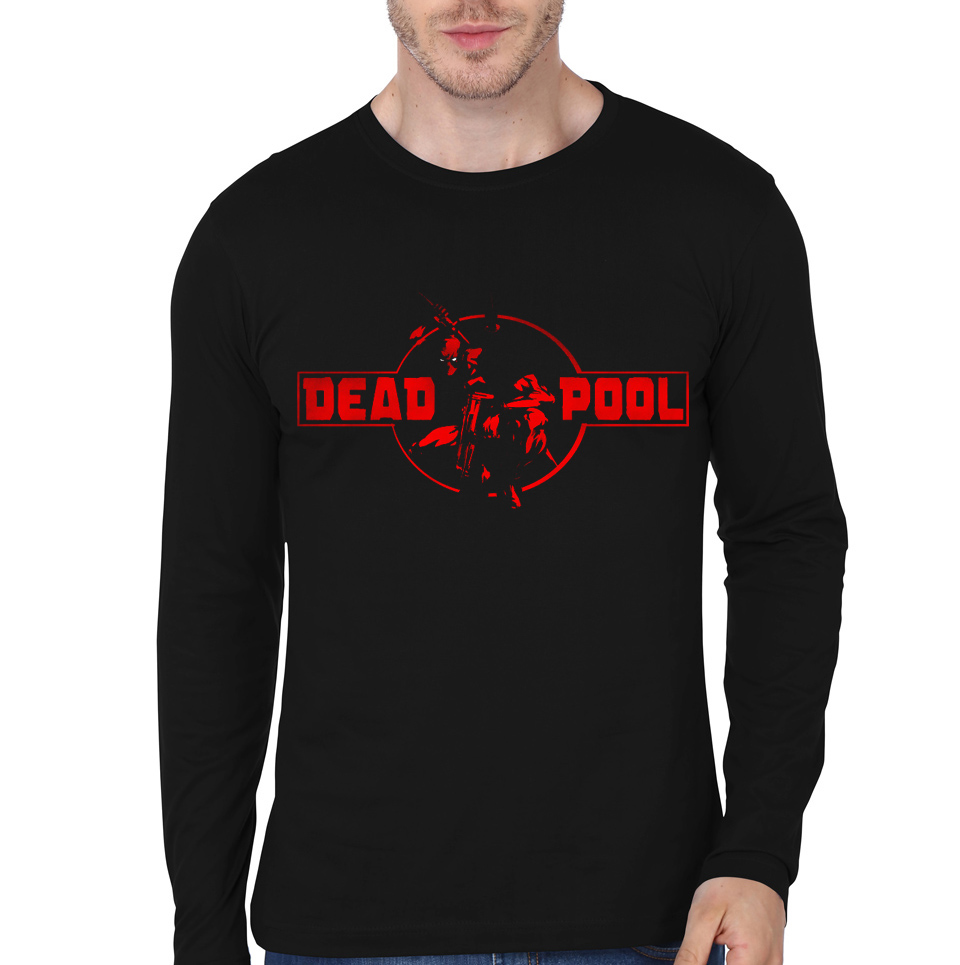 Deadpool Black Full Sleeve Tee
