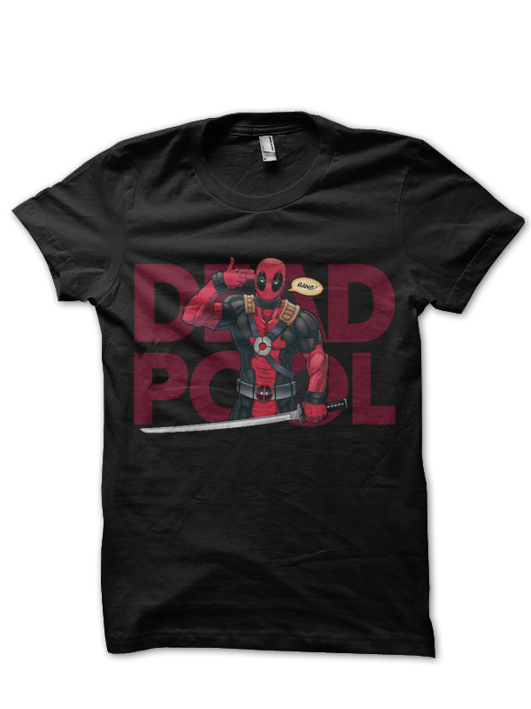 Deadpool Black Tee