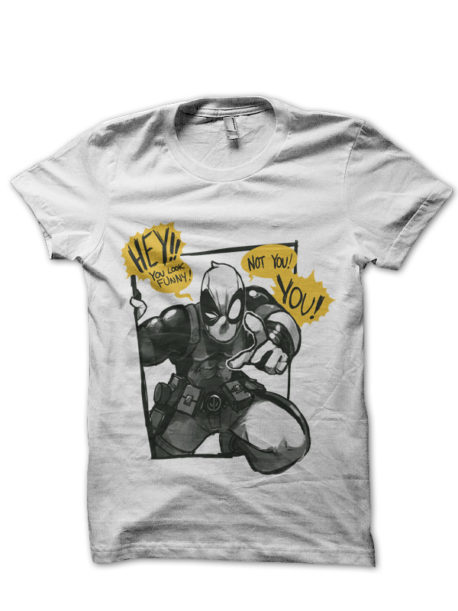 Deadpool White T-Shirt