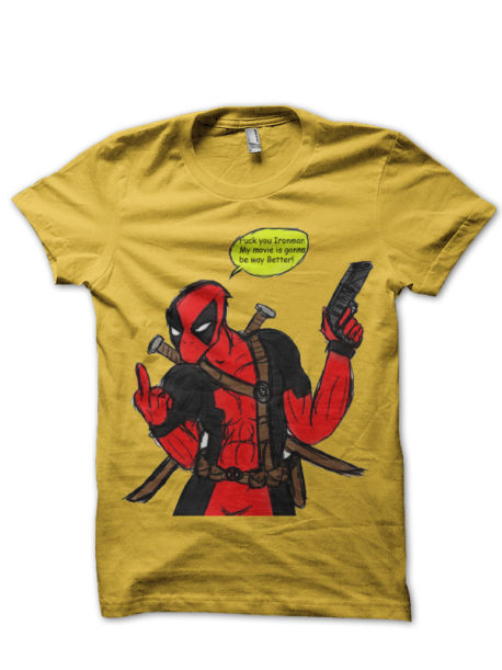 Deadpool Yellow T-Shirt