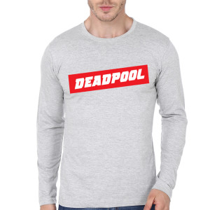 Deadpool Grey Full Sleeve Tee