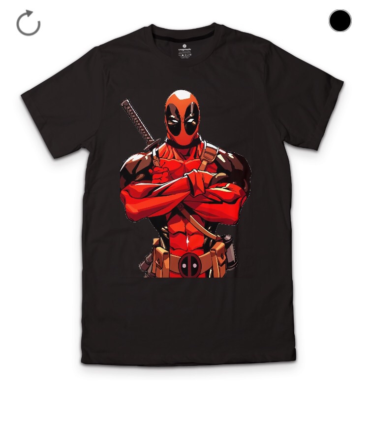 Deadpool Black T-Shirt