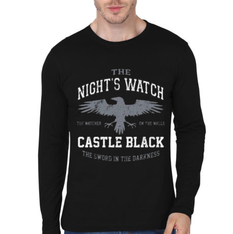 The Night Watch Black Full Sleeve Tee