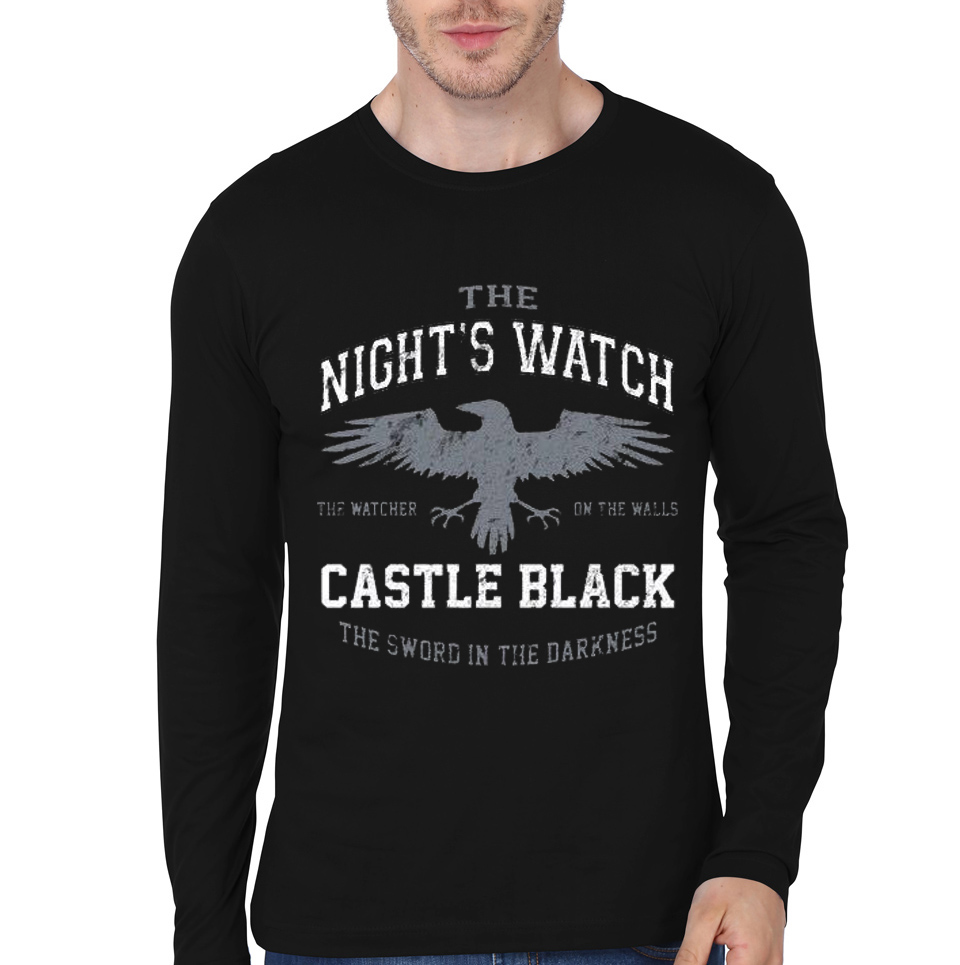 The Night Watch Black Full Sleeve Tee