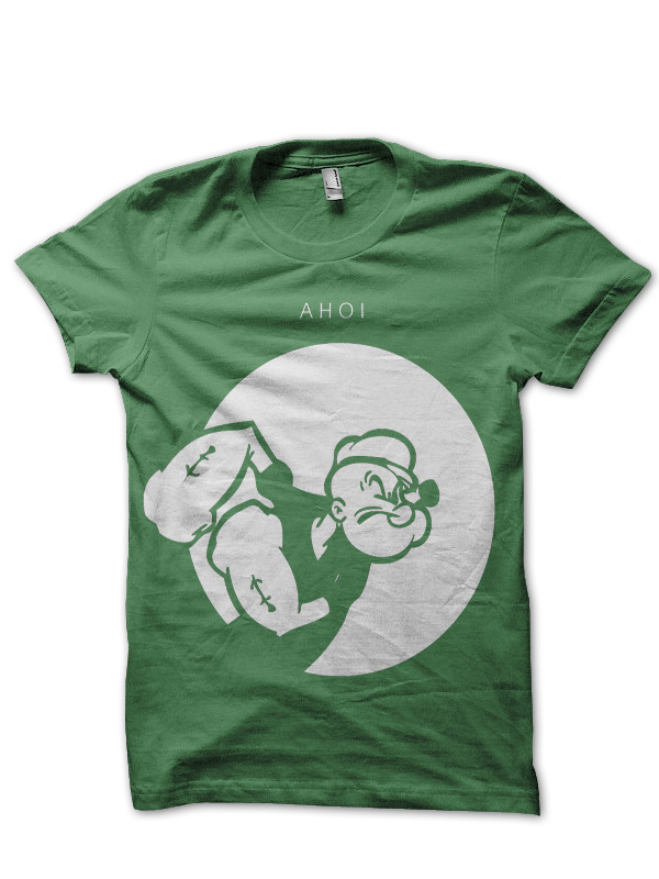 Popeye Navy Blue Tee (All Colour Available) - Image 3