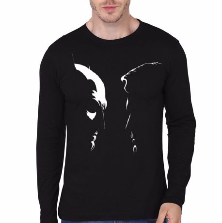 Batman Vs Superman Black Full Sleeve Tee