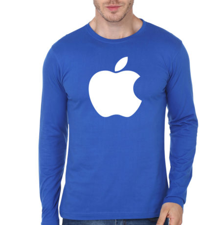 Apple Royal Blue Full Sleeve Tee