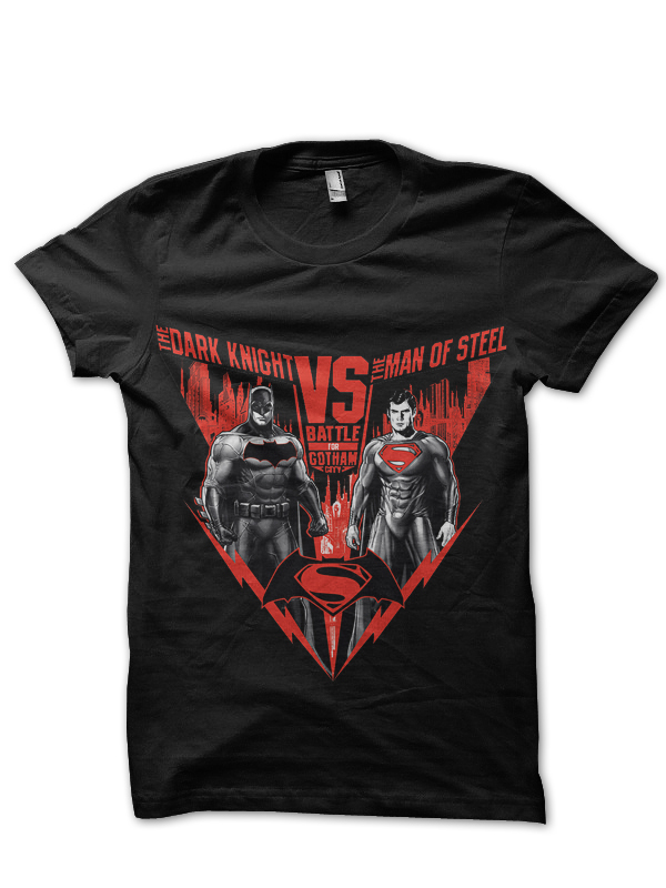 Batman V Superman Black T-Shirt