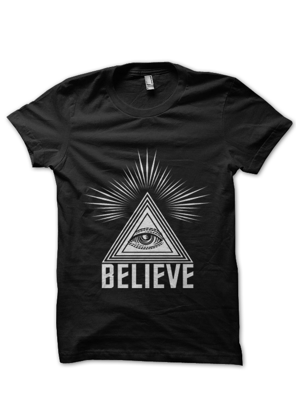 Believe Black Tee