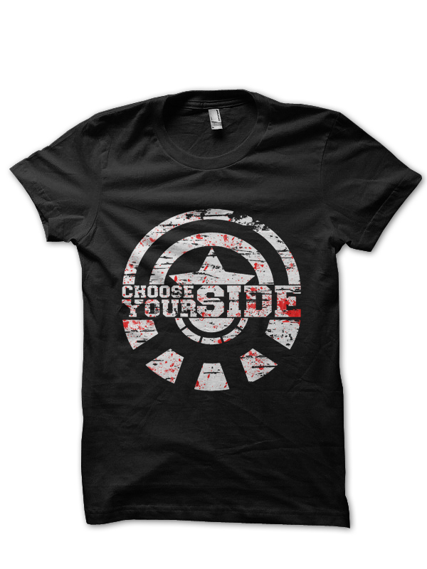 Choose Your Side Black T-Shirt