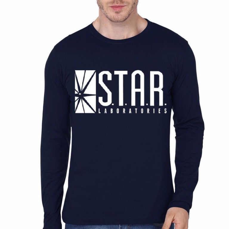 Star Labs Black Full Sleeve T-Shirt 