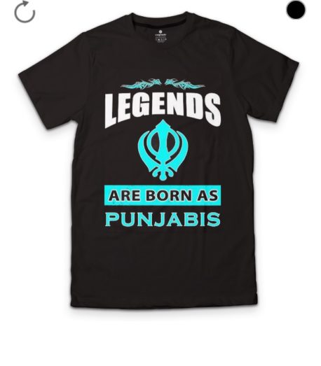 Punjabi Legend Black Tee