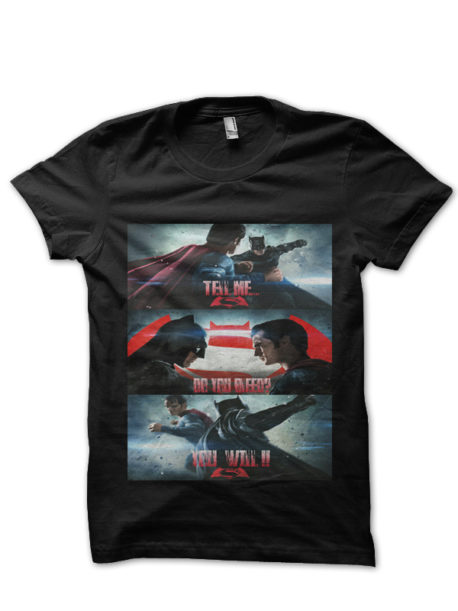 Batman Vs Superman Black Tee