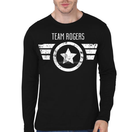 Team Rogers Black Full Sleeve Tee