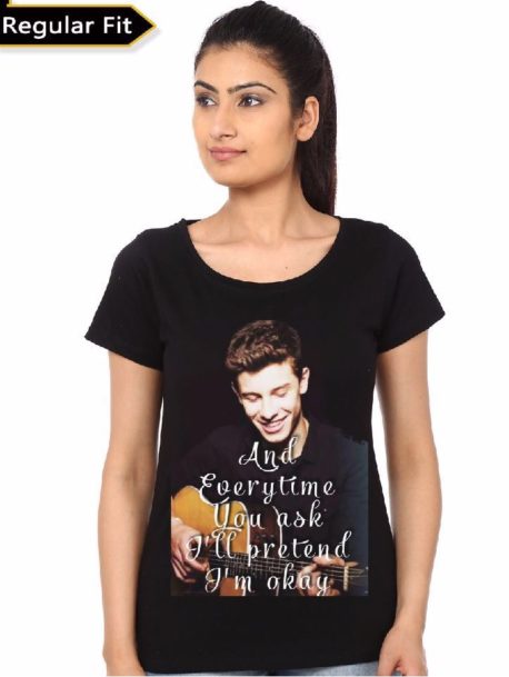 Shawn Mendes Black T-Shirt