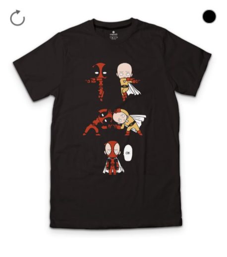 Deadpool Black Tee