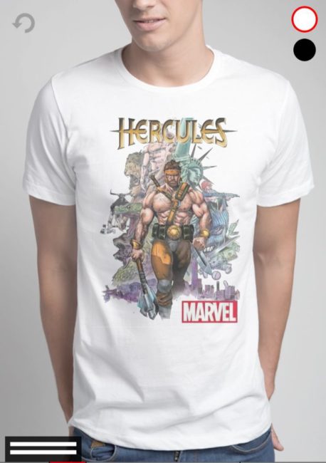 Hercules White Tee