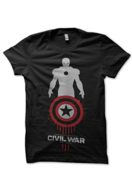 Civil War Black Tee