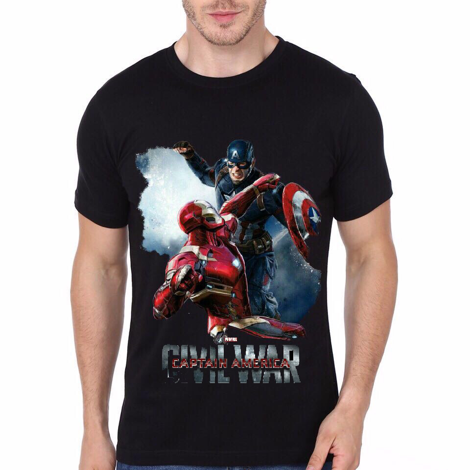 Civil War Black T-Shirt