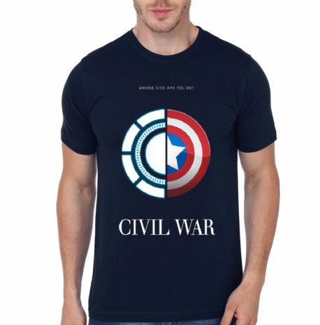 Civil War Navy Blue T-Shirt