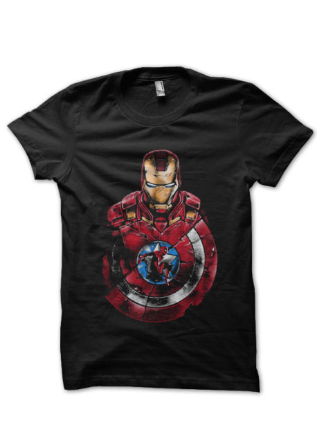 Civil War Black Tee