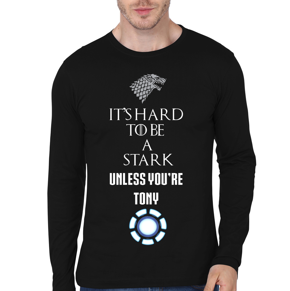 Game of thrones tony stark t shirt
