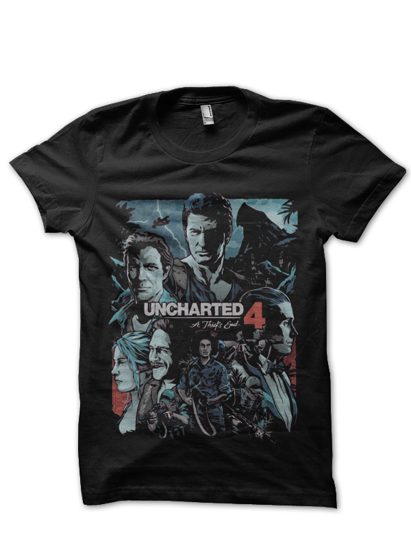 Uncharted 4 Black Tee