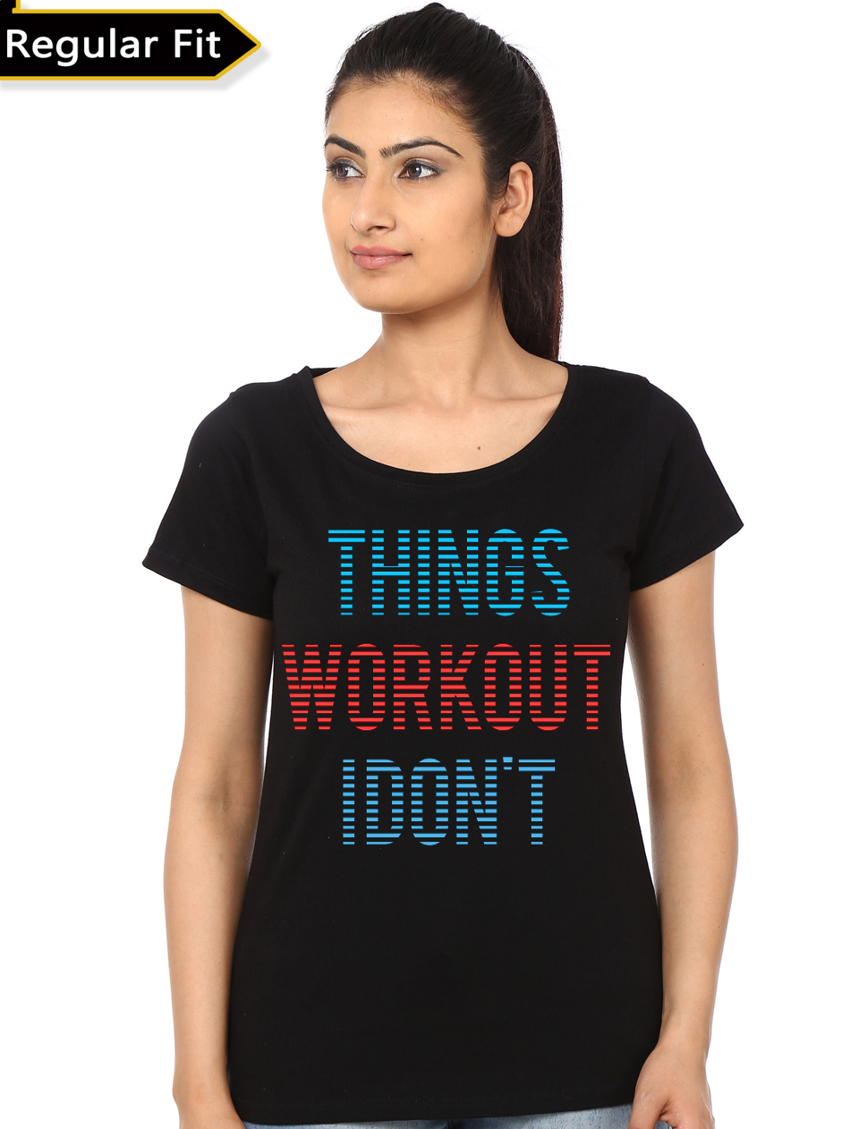 Things Workout I don't Black T-Shirt - Image 2