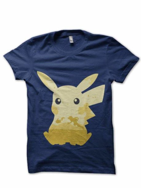 Pikachu navy blue tee