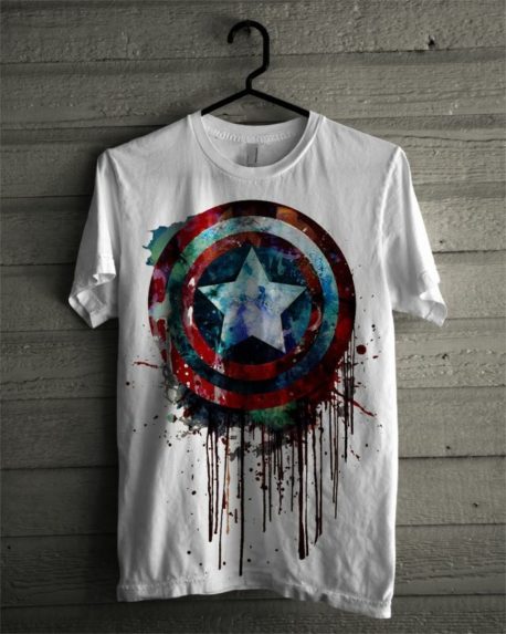 Captain America Splash T-Shirt