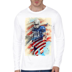 Poly White Full Sleeve Tee