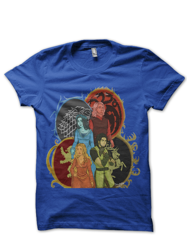 Game Of Throne Blue Tee