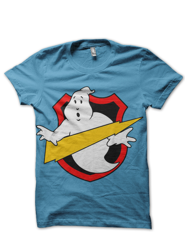 Ghost Buster Light Blue Tee