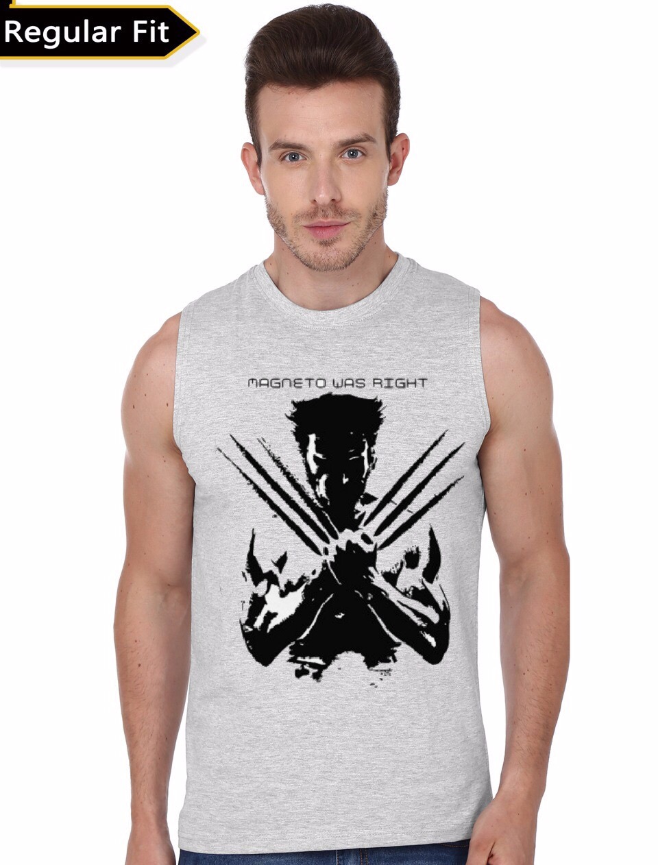 Wolverine Grey Vest